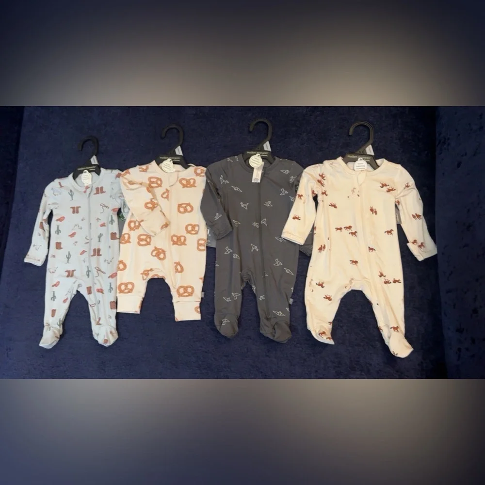 Cozy Kids One Piece Pajamas - Bundle 4 pices